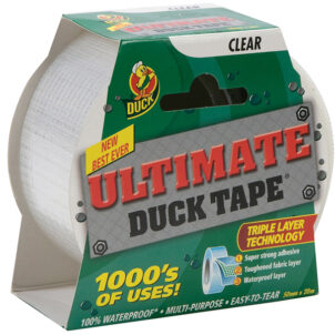 Duck Tape® Ultimate 50mm x 20m Clear - Image 4