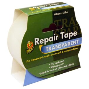 Duck Tape® Repair Tape Transparent 48mm x 25m - Image 2
