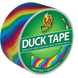 Duck Tape® 48mm x 9.1m Rainbow - Image 2