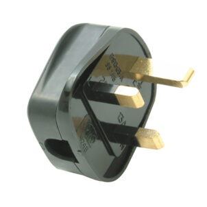 Black Fused Plug 13A (Trade Pack 20)