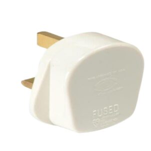 White Fused Plug 13A (Trade Pack 20)