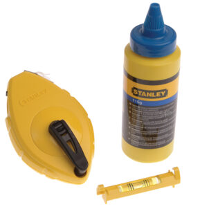 Chalk Line 30m, Blue Chalk & Level