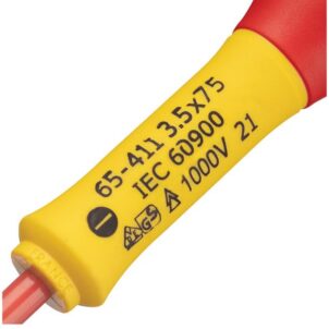 FatMax® VDE Insulated Screwdriver Parallel Tip 3.5 x 75mm - Image 2