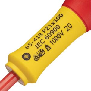FatMax® VDE Insulated Screwdriver Pozidriv Tip PZ1 x 100mm - Image 2