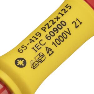FatMax® VDE Insulated Screwdriver Pozidriv Tip PZ2 x 125mm - Image 2