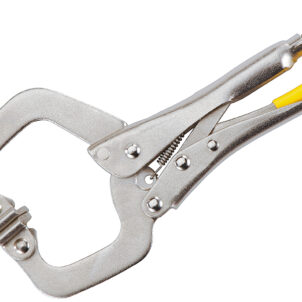 Locking C-Clamp with Swivel Tips 285mm