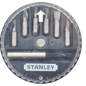 Slotted/Phillips/Pozidriv Insert Bit Set, 7 Piece - Image 2