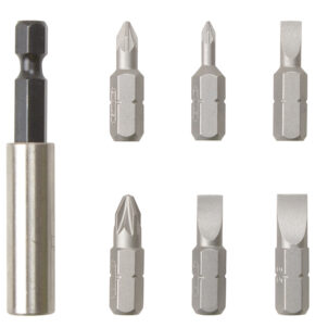 Slotted/Pozidriv Insert Bit Set, 7 Piece - Image 3