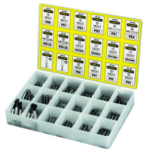 Insert Bits & Magnetic Bit Holders Assorted Tray, 200 Piece