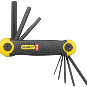 Metric Folding Hexagon Key Set, 8 Piece