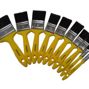 Hobby Paint Brush Set of 10 12(2) 25(2) 38(3) 50(2) & 75mm