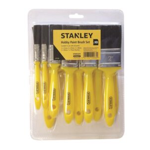 Hobby Paint Brush Set of 10 12(2) 25(2) 38(3) 50(2) & 75mm - Image 2