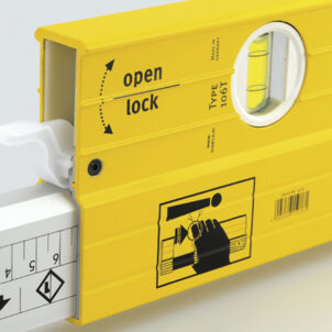 106T-183 Extendable Spirit Level 3 Vial 183-315cm - Image 5