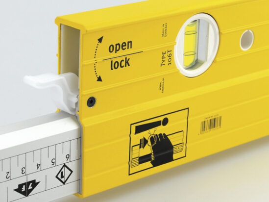 106T-183 Extendable Spirit Level 3 Vial 183-315cm - Image 5