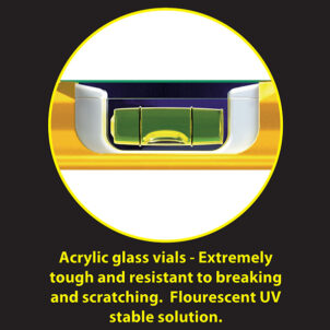 70-100 Single Plumb Spirit Level 2 Vial 100cm - Image 3