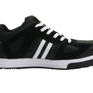 Cody Safety Trainers Black/White Stripe UK 7 EUR 41