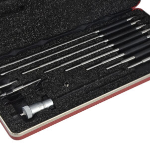 124MBZ Inside Micrometer 50-300mm (10 Rod Set)