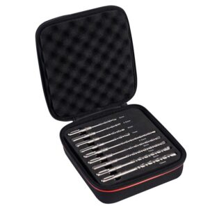 SDS Plus 2 Point Drill Bit Set, 9 Piece