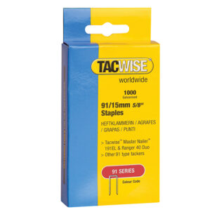 91 Narrow Crown Staples 40mm - Electric Tackers (Pack 1000)
