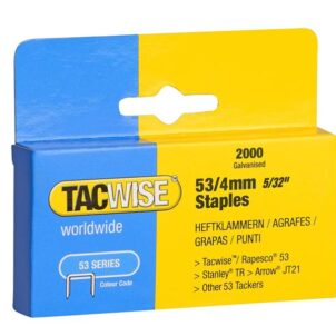 53 Light-Duty Staples 4mm (Type JT21  A)  (Pack 2000)