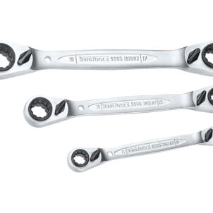 Multi Ratchet Ring Spanner Set of 3 8-19mm