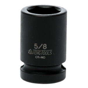 Impact Socket Hexagon 6-Point 1/2in Drive 5/8in