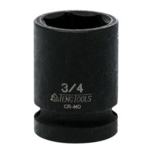 Impact Socket Hexagon 6-Point 1/2in Drive 3/4in