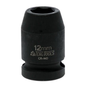 Impact Socket Hexagon 6-Point 1/2in Drive 12mm