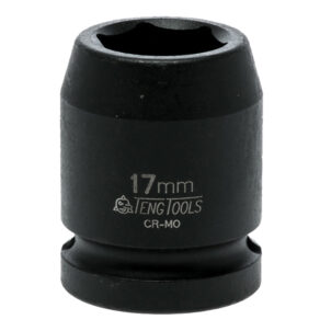 Impact Socket Hexagon 6-Point 1/2in Drive 17mm