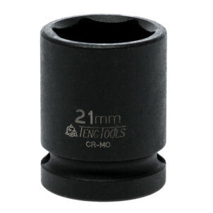 Impact Socket Hexagon 6-Point 1/2in Drive 21mm