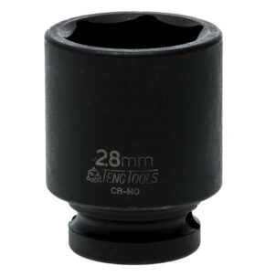 Impact Socket Hexagon 6-Point 1/2in Drive 28mm