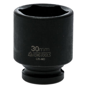 Impact Socket Hexagon 6-Point 1/2in Drive 30mm