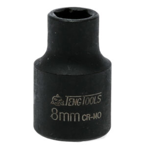 Impact Socket Hexagon 6-Point 3/8in Drive 8mm
