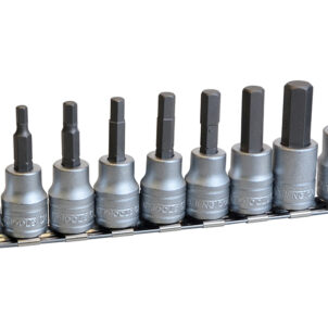 M3812 Socket Clip Rail Hex Socket Metric 3/8in Drive