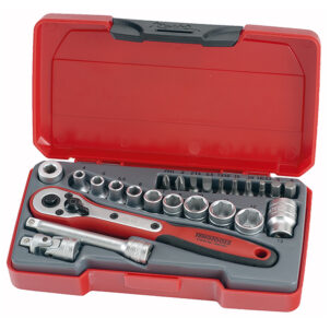 T1424 Socket Set of 24 Metric 1/4in Drive