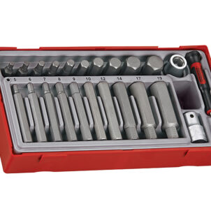 TTHEX23 Metric Hex Bit Socket Set, 23 Piece - 1/2in Drive