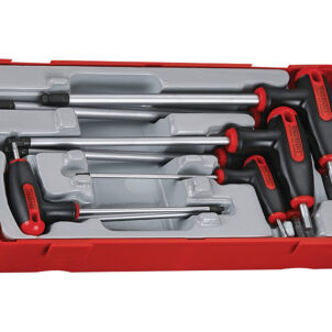 TTHEX7 Metric Hex T-Handle Driver Set, 7 Piece