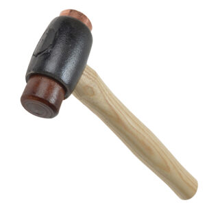 210 Copper / Hide Hammer Size 1 (32mm) 710g
