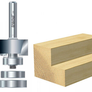 46/44 x 1/4 TCT Bearing Guided Rebater 24mm x 12.7mm