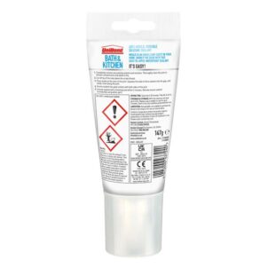 Healthy Kitchen & Bathroom Anti Mould Sealant White Tube 147g