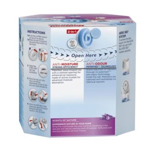 AERO 360º Moisture Absorber Lavender Garden Refills (Pack 2)