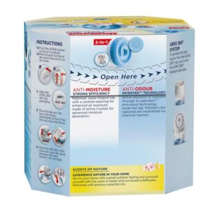 AERO 360º Moisture Absorber Wildflower Meadow Refills (Pack 2)