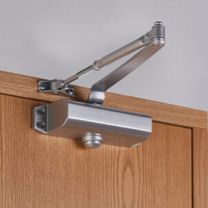 CE3F Fixed Size 3 Rack & Pinion Door Closer Silver