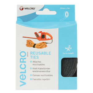 VELCRO® Brand ONE-WRAP® Reusable Ties 30mm x 5m Black