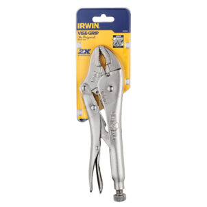 10WRC Curved Jaw Locking Pliers with Wire Cutter 254mm (10in)