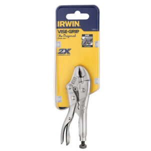 4WRC Curved Jaw Locking Pliers with Wire Cutter 100mm (4in)