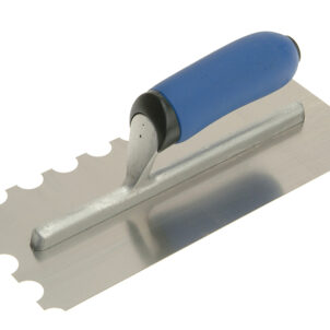 Professional Stainless Steel Adhesive Trowel Round Notches 20mm