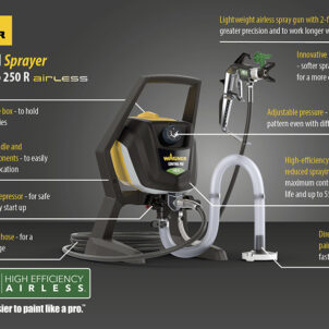 Control Pro 250R Airless Sprayer 550W 240V - Image 4
