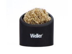 Brass Wire Sponge Cleaner with Holder