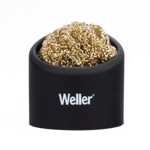 Brass Wire Sponge Cleaner with Holder